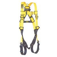 DBI/SALA 1103321 DBI/SALA Universal Delta Vest Style Full Body Size Harness With Back D-Ring, Pass Thru Buckle Leg Straps